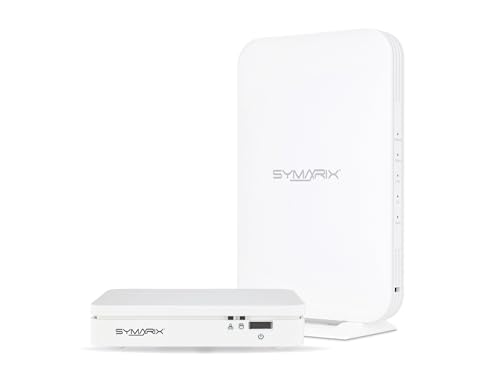 SYMARIX TGU 41 G.hn & TGU 44 G.hn AP WiFi 6 Wave-2-Technologie Gigabit-Ethernet über Telefonkabel Set Master & Slave