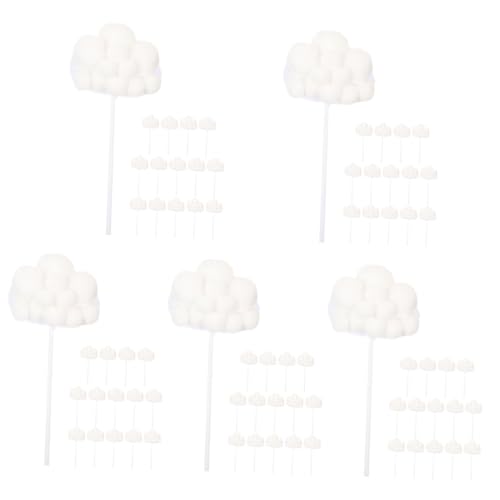 Toyvian 75 Stück Geburtstagskuchendekoration Kuchendekorationen Cupcake Topper Für Party Kuchen Wolkenaufsatz Partygeschenke Kuchenpicks Kuchenlieferanten Hochzeitstorte