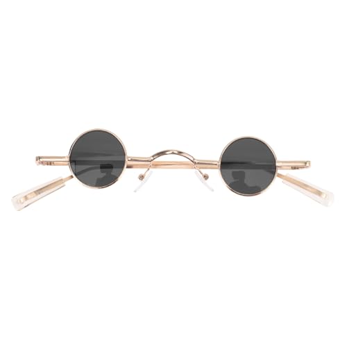 Kleine Runde Für Partys – Kreative Und Lustige Brille Für Männer Und Frauen - Ideal Für Strand Und Freizeitaktivitäten Gold/Schwarz