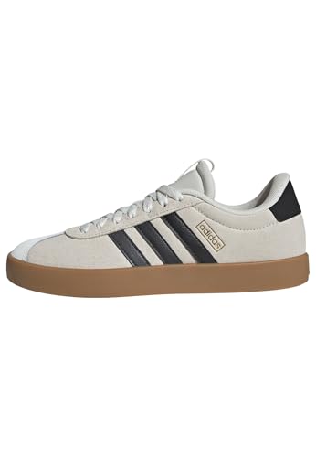 adidas Vl Court 3.0 Shoes Damen Schuhe, Off White Grey Six Gold Metallic, 39 1/3 EU