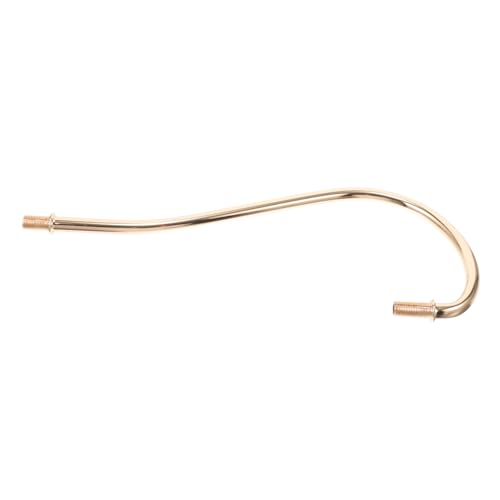 HOMSFOU Tischlampe Schreibtischlampe aus Metall Lampenrohr gebogener Lampenstiel Schreib Lampenschirm Lampenreparatur Lampenteile zur Herstellung von Lampen Aromatherapie Licht-Kit Suite