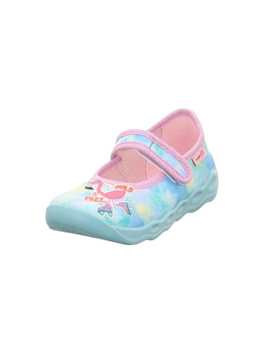 Superfit Bubble Hausschuh, Türkis/Mehrfarbig 8420, 29 EU