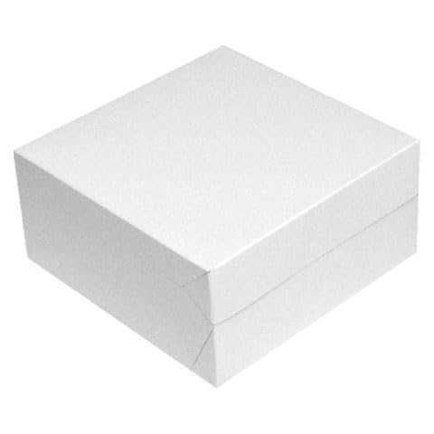 VEPATIM 50 Kuchenkarton - Tortenkarton 20x20x10cm weiß