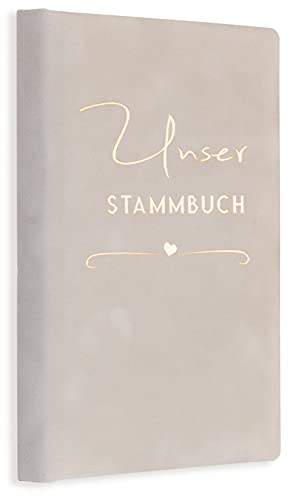 Stammbuch Rina Grau Gold Familienstammbuch Standesamt Hochzeit
