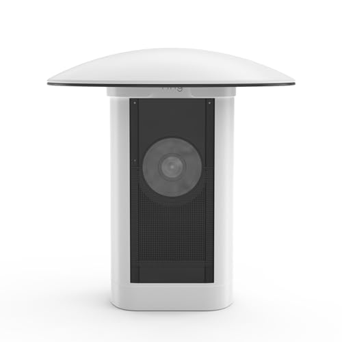 HOLACA Kamera-Regenschutz, Kamera-Sonnenschutz, Schutzhülle, Kamera Halterung für Rin g Außenkamera Pro Akku (Stick Up Cam Pro) (White)