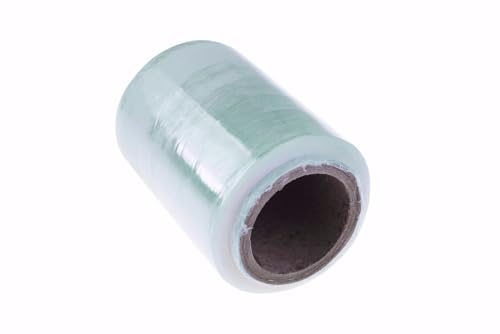 OFFICE PRODUCTS Stretchfolie Transparent folie 1 kleine Rolle/Handstretchfolie / 90m - 10cm 0,25kg netto 23my Hand Umzugfolie/Stretchfolienrolle/Wickelfolie Packfolie und Umzug/Verpackungsfolie