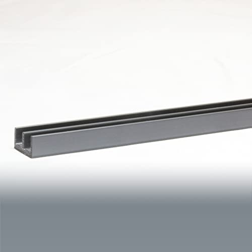 Terra Exotica Glasführungsprofil Silber 4 mm - 100 cm unten