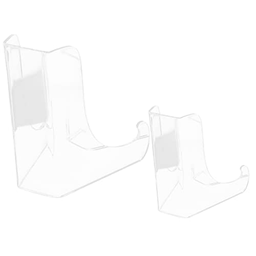 GRIRIW 2 Stück Staffelei aus Acryl acrylständer messestand Klarer Tellerhalter teller aufsteller fotoregal Malstaffelei Staffeleien Unterlage Desktop Display Rack Displayhalter aus Acryl