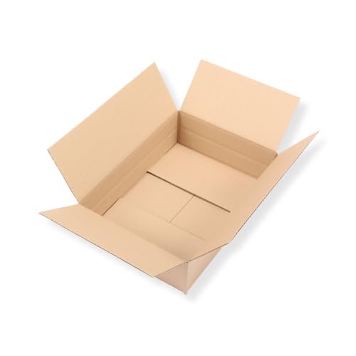 10 St. Post Päckchen Versandkarton 350 x 250 x 100 Größe "S" Faltschachtel Transportkiste Faltkarton Packsetkarton