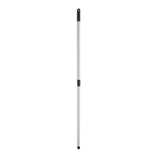 Mery | Teleskop-Mast | Mehrzweck-Stick | Plastifizierter Stahl | Universal-Gewinde | Grau | Maße: 80 cm. Ausziehbare Stockgröße: 140 cm