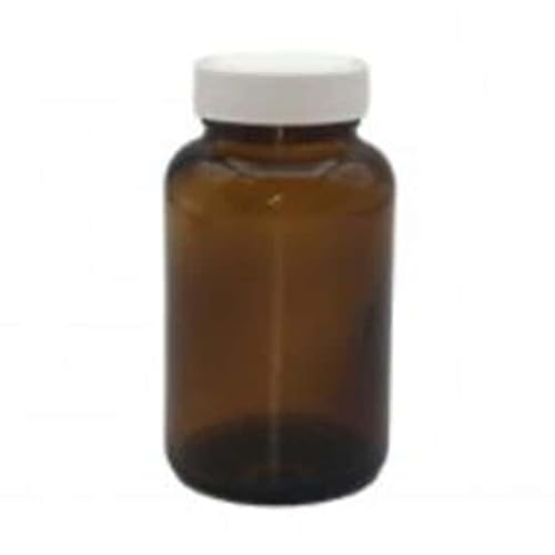 Cole-Parmer Essentials Vorgereinigte EPA-Weithalsflasche, bernsteinfarbenes Glas, 125 ml, 12/CS