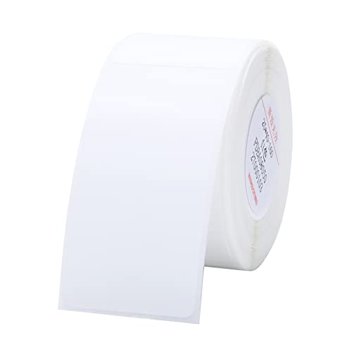 Thermokabel-Etikettenpapier für D101-Etikettendrucker, Barcode, Preisgröße, Name, blanko, wasserdicht, reißfest, 25 x 40 mm, 160 Blatt/Rolle, für Preisschilder, Bürobedarf, Bekleidungsgeschäfte