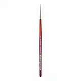 da Vinci Watercolor Serie 1280 Größe 3/0 - CosmoTop Spin Medium Nadelschärfe Liner - Professionelle Qualität Multi-Durchmesser Synthetikfasern - Hält mehr Wasser als alle anderen synthetischen Synthetikfasern