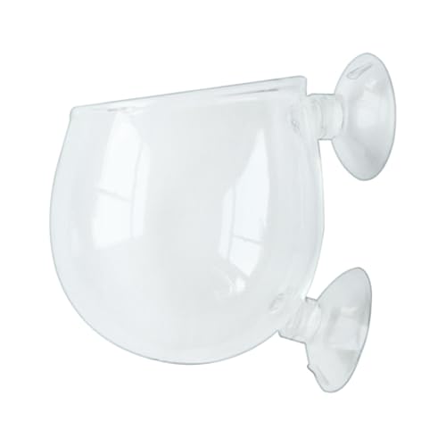 Wasserpflanzentopf,Aquarium-Pflanztöpfe | Glas-Wasserpflanzenbecher, Wasserpflanzenbecher, Aquarium-Pflanzenhalter | Saugnapf-Aquarium-Blumentopf, roter Wurm-Futterspender für Aquarium, Aquascape