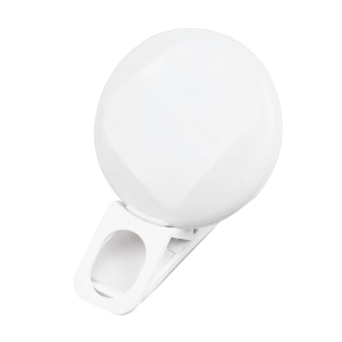 OSALADI USB-Zusatzlicht Portable Light Makeup Light Handy leuchte klemmlamp White Light Mini Lichter Cliplicht berühren Kameralicht Schlüssel LED ergänzendes Licht Telefon Fülllicht Weiß