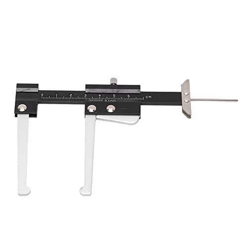 Messschieber Digitale Schieblehre, Bremsscheiben-Tiefenmessschieber, Reifenscheiben-Bremsbelag Verschleißdickentest, Profilmessgerät, 60 mm Rotor-Messschieber-Mikrometer tragbar für PKW