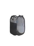 Groß Wäschekorb Faltbar, Faltbarer Laundry Basket Mesh Pop up Zusammenklappbarer Wäschekorb Faltbarer Wäschesammler mit Griffen Platzsparender Korb Schwarz