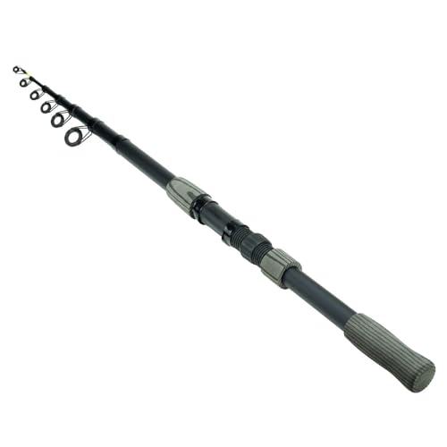 Lerutwis Modell YG020 1,8 m-3,6 m Multifunktions-teleskopische angelrute Kork Griff Carbon Karpfen Spinnrute Tragbare Reise pol Fisch Tackle(3.0)