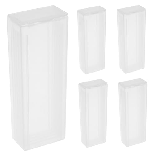 OUNONA 1 Satz Diahalter Aufbewahrungsdose Storage Boxes Aufbewahrungbox Han Karteikasten Aufbewahrungs Boxen Gleiten Rutschen Rutschen Objektträger Diaspeicher Folienmailer Dia Fall 5st
