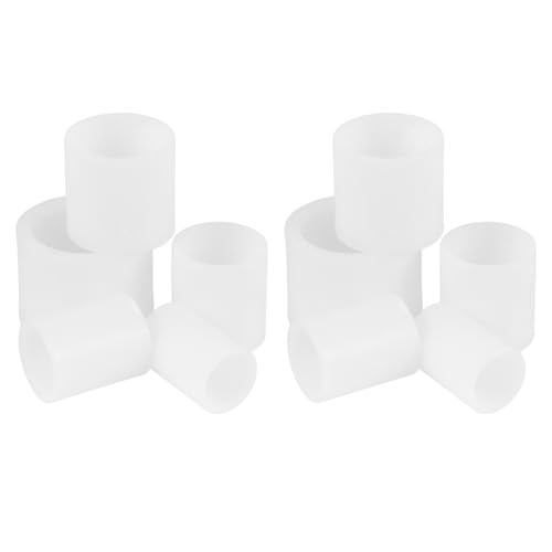 CLISPEED 2 Sätze Schleifscheiben-Reduzierring Tischschleifer Unterlegscheibe Schleifscheiben-Buchsenadapter Zubehör - Weiß - Kunststoff - Metall, Holz - Adapter - Schleifscheibenadapter