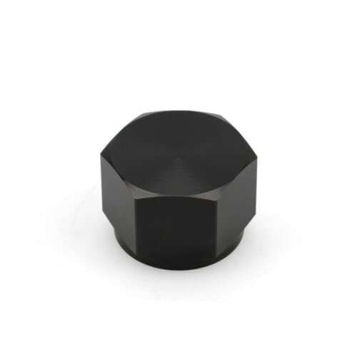AN6 AN8 AN10 Buchse Flare Fitting Cap Block Off Fitting Aluminium Schwarz Flare Cap (AN10)