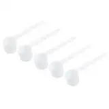 QUARKZMAN 3.8" x 0.9" 5g Lange Stiel Plastik Messlöffel 20Stk Klar Messlöffel Flach für Pulver Granulat Kaffee Backhilfsmittel und Eiweiß, wiederverwendbar