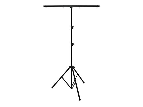 EUROLITE A2 Stahlstativ | Lichtstativ mit Querträger, Maximallast 14 kg, Maximalhöhe 260 cm