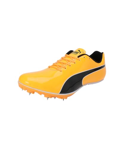 PUMA Unisex Evospeed Sprint 14.5 Track and Field Shoe, Sun Stream Black White, 45 EU