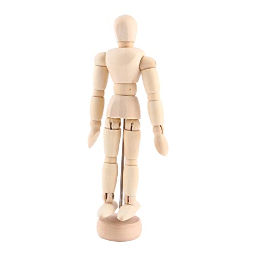 Holzpuppe, Kunstklasse, Modell-Display, Kunsthandwerk, 20,3 cm, für Künstler, Modellfotografie, Requisite