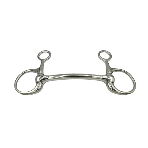 Equine Smile ES0099 Gebiss Ergobit Bit Baucher Trense Bauchergebiss Stangengebiss Stange Ringdurchmesser 45 mm Gebissstärke 14 mm (14.5 cm)
