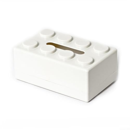 Besttoolifes Taschentuchbox, energetisches Design einer Taschentuchbox, Organisationswerkzeug für Badezimmer, Schlafzimmer und Büros (weiß)