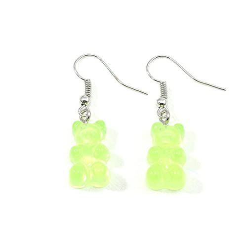 1 Paar Nette Harzohrringe Cartoon Drop Ohrring Tier Bär Ohrring Funny Party Schmuck Geschenk Für Frauen Mädchen