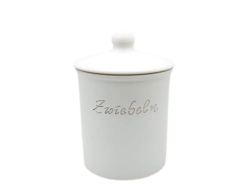 LISINA Keramik & Design - Keramik Zwiebeltopf L 15 x 21 cm (weiß)