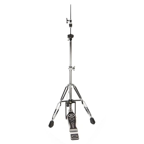 Fame HH7000 HiHat-Ständer, Leichtbauweise, Einzelkettenantrieb, Doppelverstrebung, Ergonomische Trittplatte, Inklusive HiHat-Clutch, Ideal für Kleine Gigs, E-Drum Sets