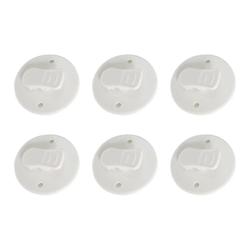 6 Stück Duschvorhang Clips,Duschvorhang Befestigung Selbstklebende Clip Shower Duschvorhänge Halterung Curtain Weiß Aufhängung Dusche Selbstklebend Duschvorhängeklammern für Curtains Befestigung
