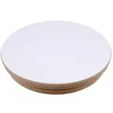 KUNSTIFY Töpferscheibe I Rund I 30cm Durchmesser, Höhe 5 cm MDF Drehscheibe Drehteller für Töpferei Ton zum Töpfern Kunst DIY Handwerk Basteln Tonfiguren Schalen