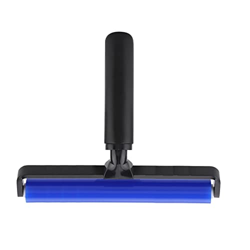 Wäschrolle Klebrig, 620d 30 ° Wiederverwendbares Silikonhandbuch Staubentfernung Roller -Screenfilm Roller Mobile Saubere Silikon Lint Roller für Haushalt (4 Zoll) (6 Zoll) (8 Zoll)