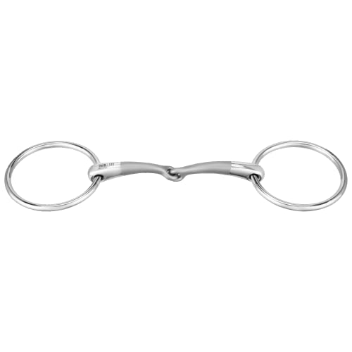 Sprenger SATINOX Wassertrense 14 mm einfach gebrochen - Edelstahl rostfrei, 125 mm Weite