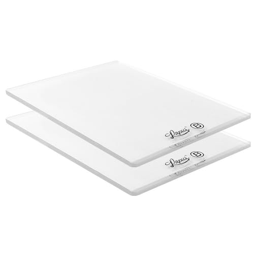 Ideen mit Herz Kunststoffplatten B | Für Präge- & Stanzmaschine | 15 cm x 19,5 cm | 0,3 cm dick | 2 Stück