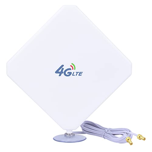 4G LTE Antenne Omnidirektionale Dual Mimo Netzwerkantenne mit TS9 Stecker 35dBi WLAN Antenne mit 2M Kabel,für 3G/4G/5G/GSM/GPRS Mobile Hotspots, LTE Router IoT-Gateway Smart Home