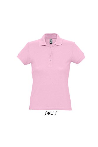 SOLS Damen Sol's Passion Poloshirt, Rosa, M
