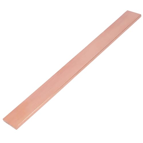 CXGBQSJ Kupfer Flachstab 99,9% Kupferband 500mm Länge, Hohe Leitfähigkeit für Elektrik Erdung Industrie und Metallbearbeitungsprojekte,3x10mm