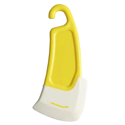 Küchendekontaminationsartefakt, weicher Silikonschaber zum Reinigen von Schüsseln und Geschirr ohne fettigen Schmutz. Reinigung von Pfannen und Schüsseln in Spülmittel Kanister (Yellow, One Size)