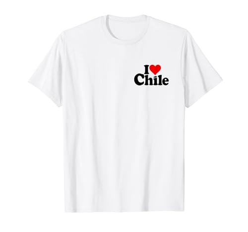 ICH LIEBE HERZ, CHILE, SÜDAMERIKANISCHE, CHILENISCHE KULTUR T-Shirt