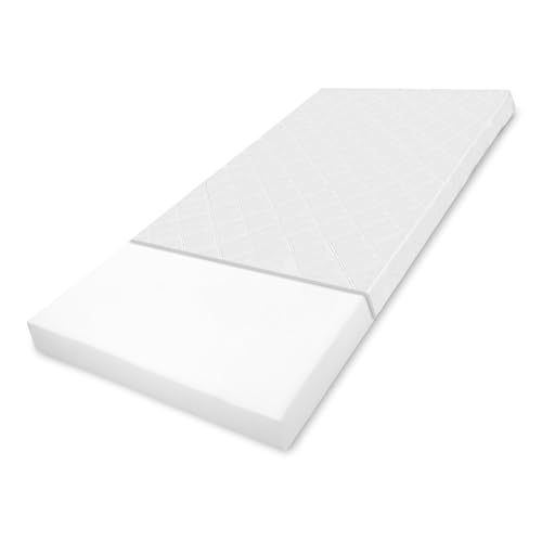 Matratze Kinderbett Mattress 60x120 cm Kindermatratze für Babybett Reisebett Beistellbett und Gitterbett Kinderbettmatratze Bettmatratze für Baby und Kinder
