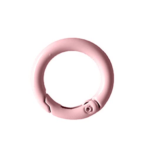 seluluory 10 Stücke Frühling O Ringe Metall Split Ringe Multifunktions Zubehör Haushalt Für Geldbörse Schultasche Party Dekoration Frühling O Ringe Metall