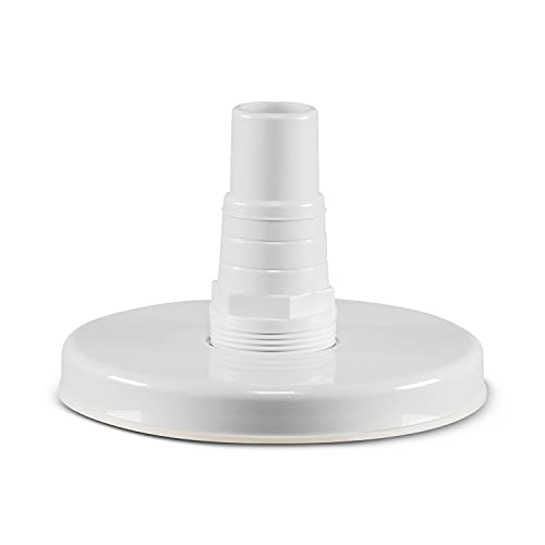 Paradies Pool Saugplatte inklusive Dichtung für Skimmer, Ø ca. 16 cm, zum Anschluss von 32/38 mm Poolschlauch, Bodensauger Anschlussplatte