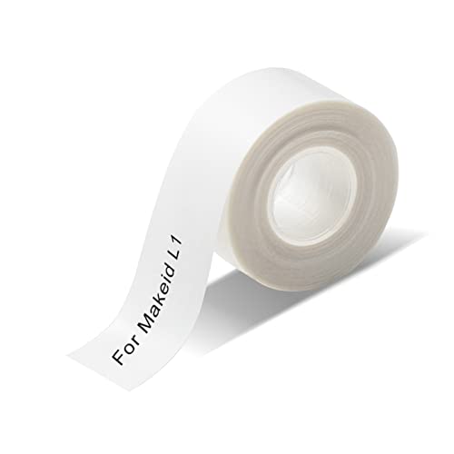 Kompatibel Mit MakeID L1 Gewidmet Etiketten Selbstklebend - 15mm Wasserdicht Anpassen Klebeetiketten - Geeignet für PRT Qutie/Makeid L1 - Drucken Sie Barcode, Name, Datum, Preis usw - 4M Lang/Rolle