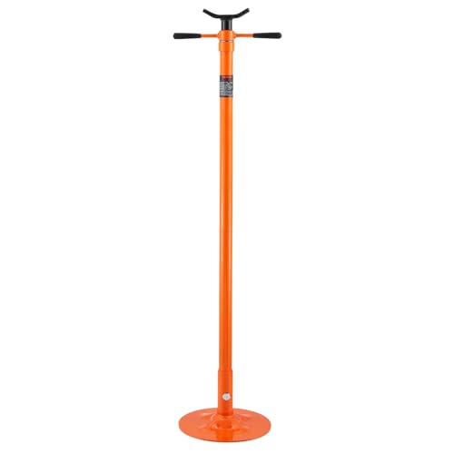 VEVOR Unterhub-Stützständer, 750 kg Tragkraft, Hebebühne von 134 bis 193 cm, lagermontierter Stangenheber mit Drehgriff, Selbstsichernde Gewindeschraube, Unterstützung von Fahrzeugkomponenten