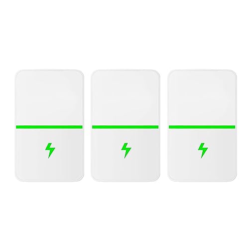 ZAWELIYO 3PCS Stop Watt Energiespargerät, Pro Power Saver Stromspargerät Sparen Sie Stromsparbox, Haushaltsgerät mit Stabiler Spannung (EU-Stecker 100 bis 240 V)